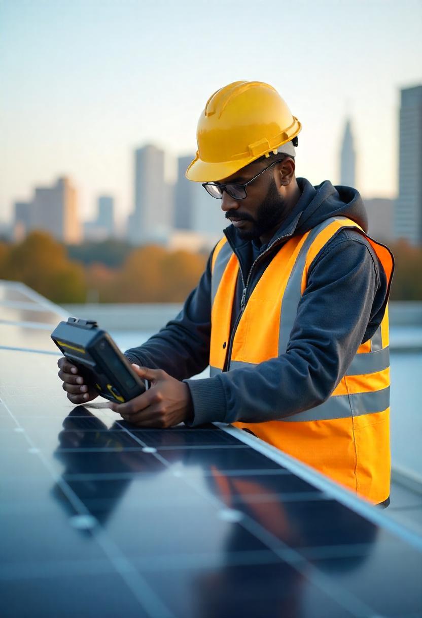 Family enjoying solar benefits at home